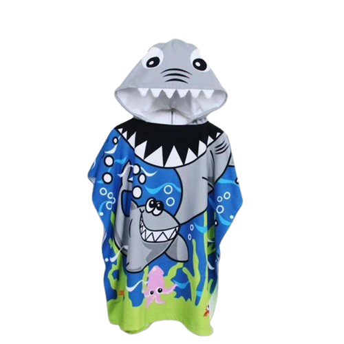 Kids' Hooded Bath Towel Cape