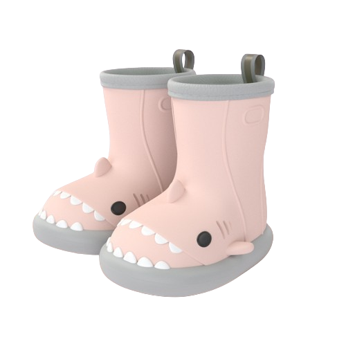 Shark-Shaped Rain Boots