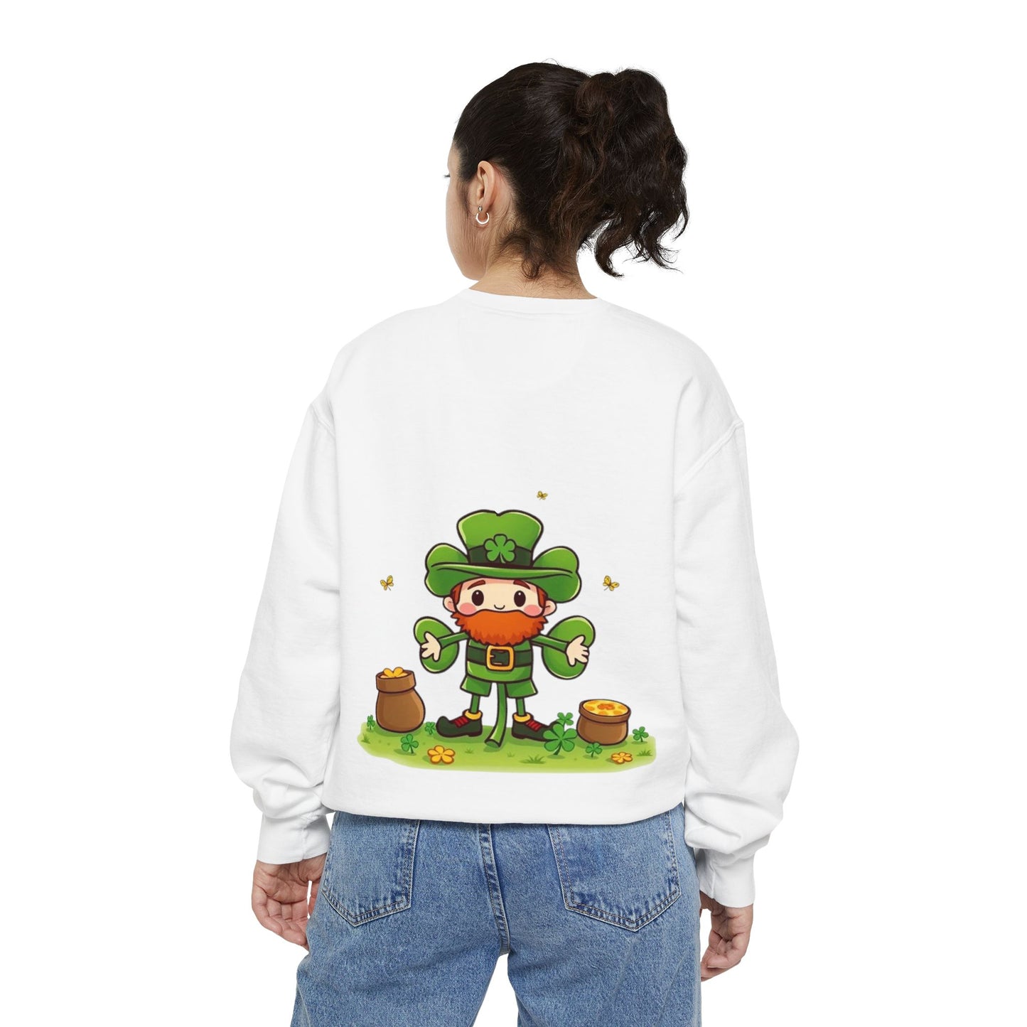 Cozy Leprechaun Sweatshirt - Unisex St. Patrick's Day Design