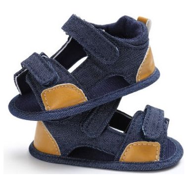 Casual Denim Velcro Sandals