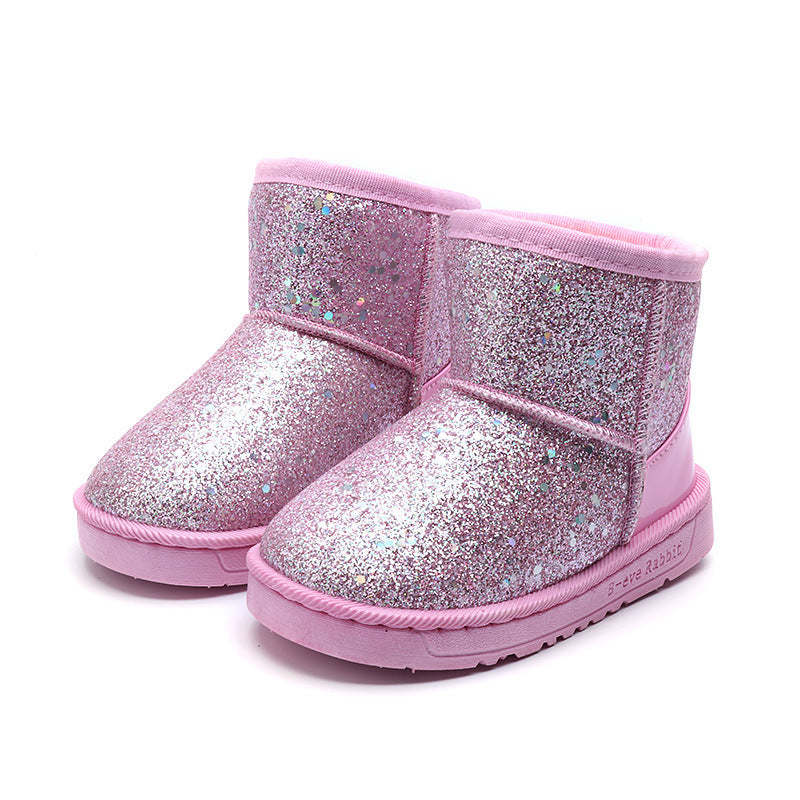 Glittery Snow Boots for Children