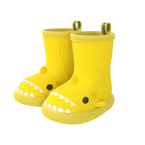 Shark-Shaped Rain Boots