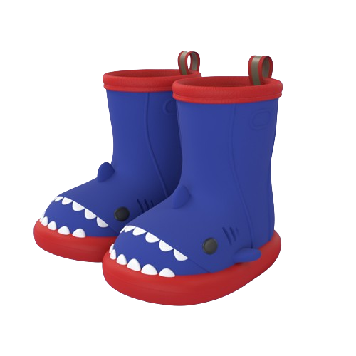 Shark-Shaped Rain Boots