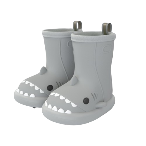 Shark-Shaped Rain Boots