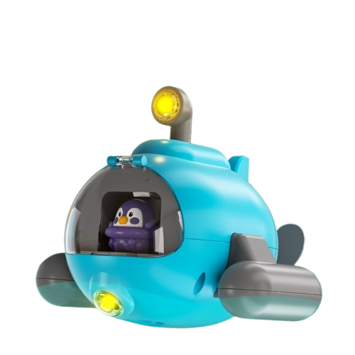 Light-Up Catapult Submarine Bath Toy