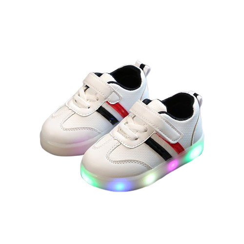 Glowing White LED Sneakers