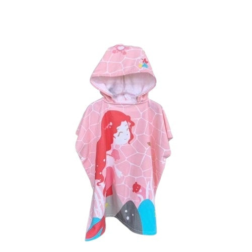 Kids' Hooded Bath Towel Cape