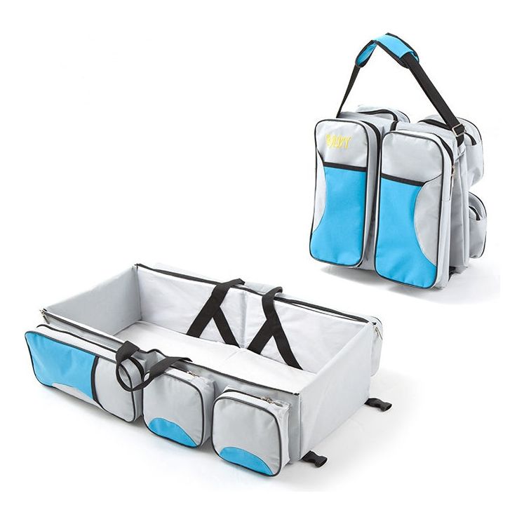 Mommy Bag with Foldable Bassinet