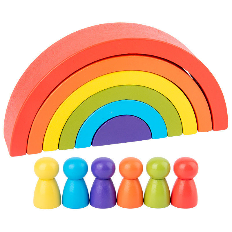 Rainbow arched building blocks - Cozy Nest