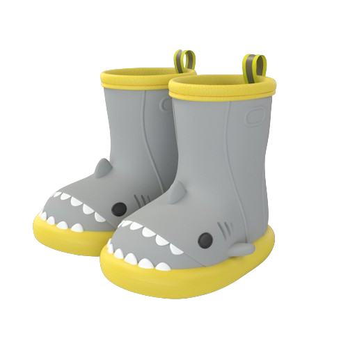 Shark-Shaped Rain Boots