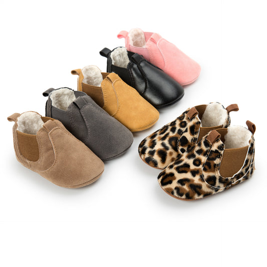 Soft Leather Baby Shoes for Newborns