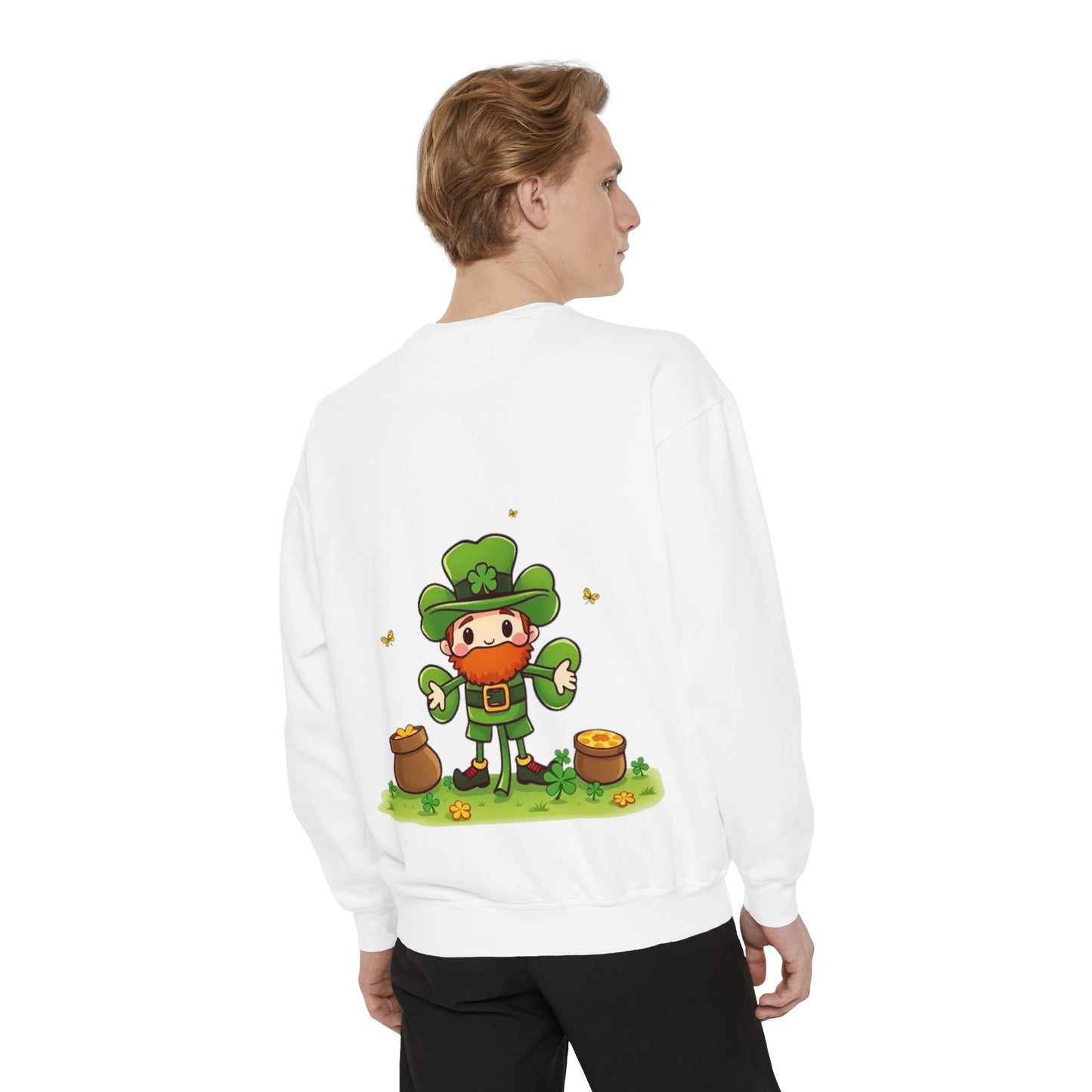 Cozy Leprechaun Sweatshirt - Unisex St. Patrick's Day Design