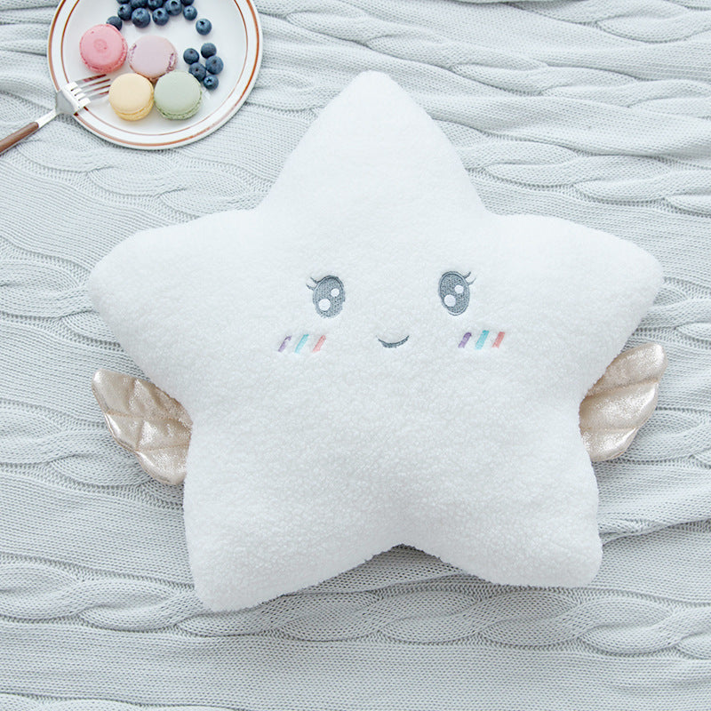 Stuffed Angel Cloud Moon Star Plush Pillow - Cozy Nest