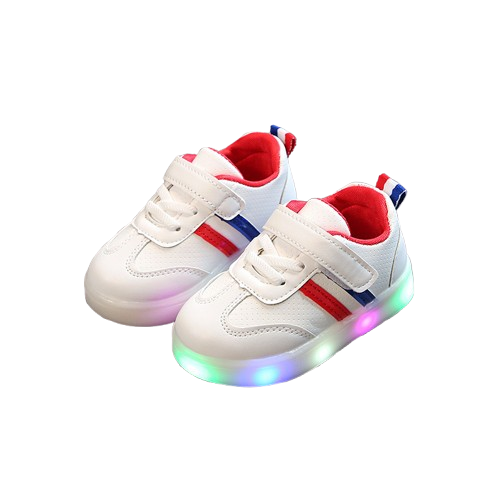 Glowing White LED Sneakers