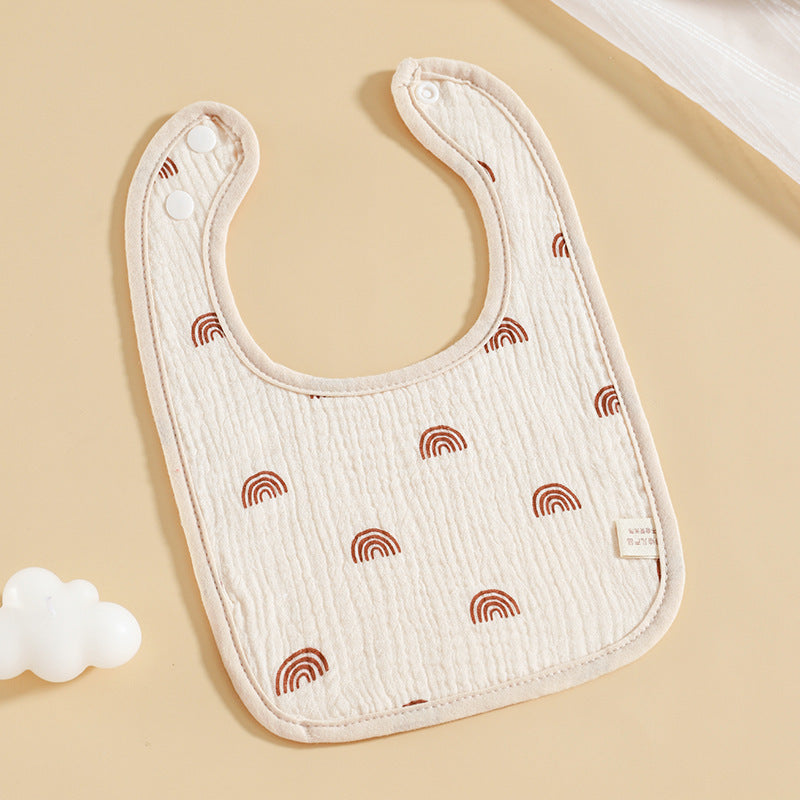 Cotton Six-layer Gauze Baby U-shaped Bib - Cozy Nest