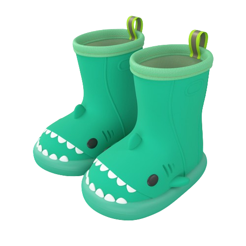 Shark-Shaped Rain Boots