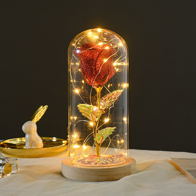 Enchanted Rose with LED Lights