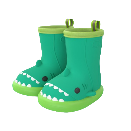 Shark-Shaped Rain Boots