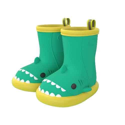 Shark-Shaped Rain Boots