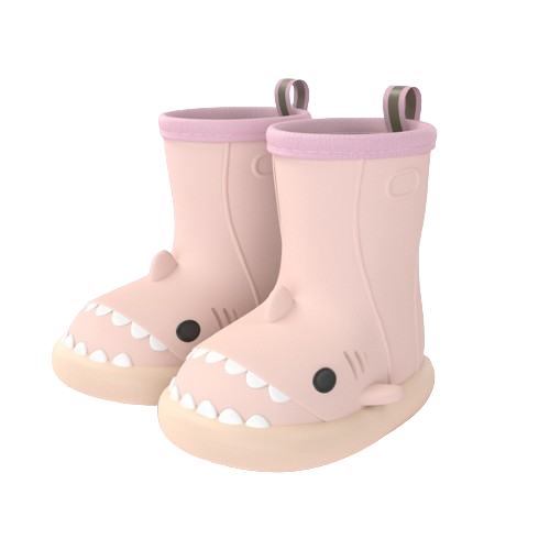 Shark-Shaped Rain Boots